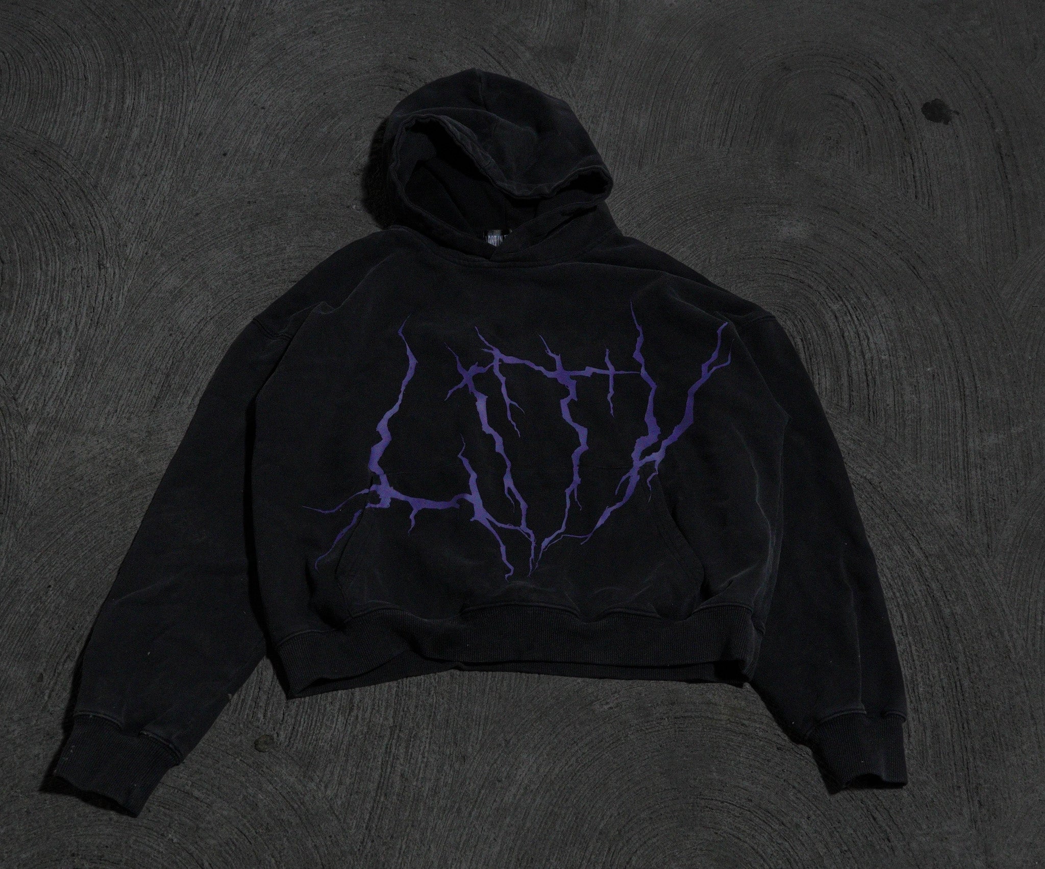 DARK SOUL BLACK AND PURPLE HOODIE